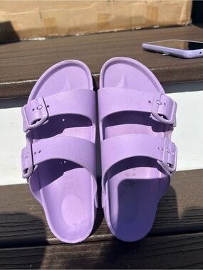 Girls purple Birkenstock size 33